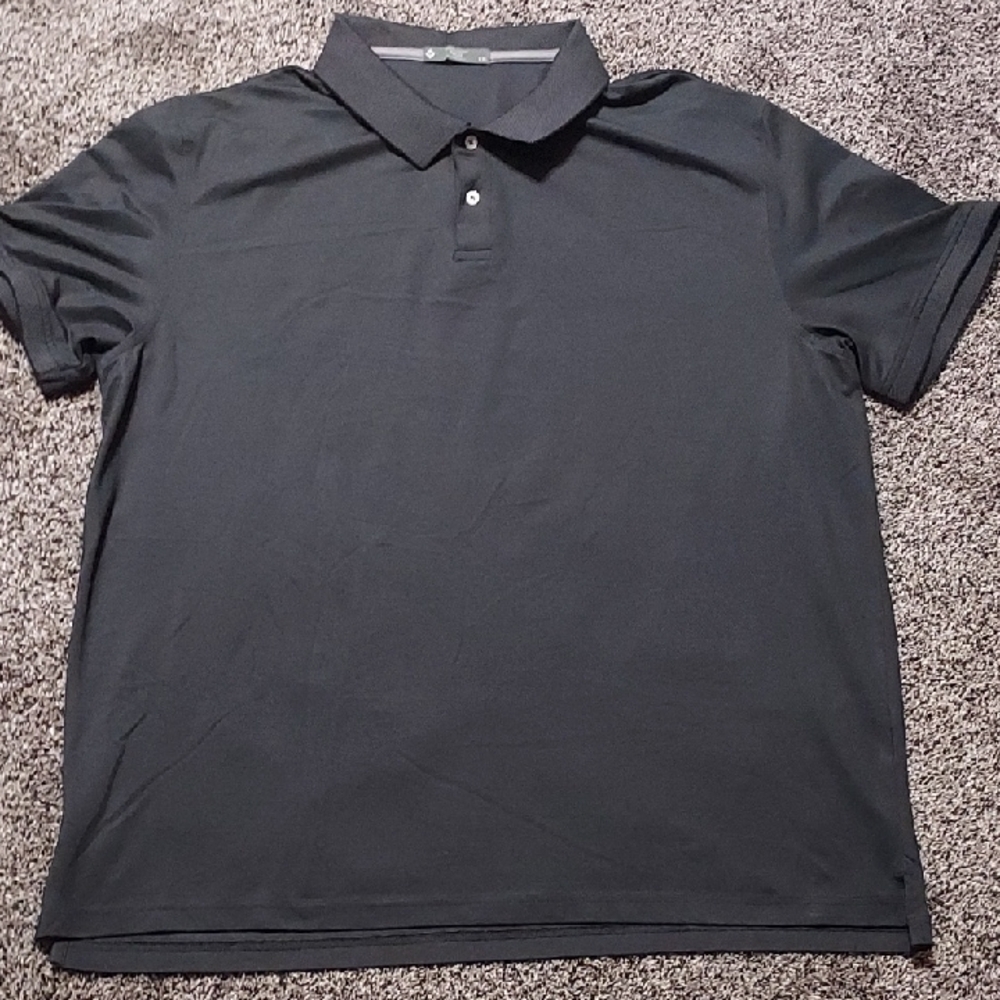 Mens Charcoal Polo Shirt XXL